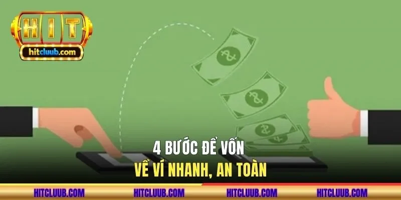 4 bước để vốn về ví nhanh, an toàn
