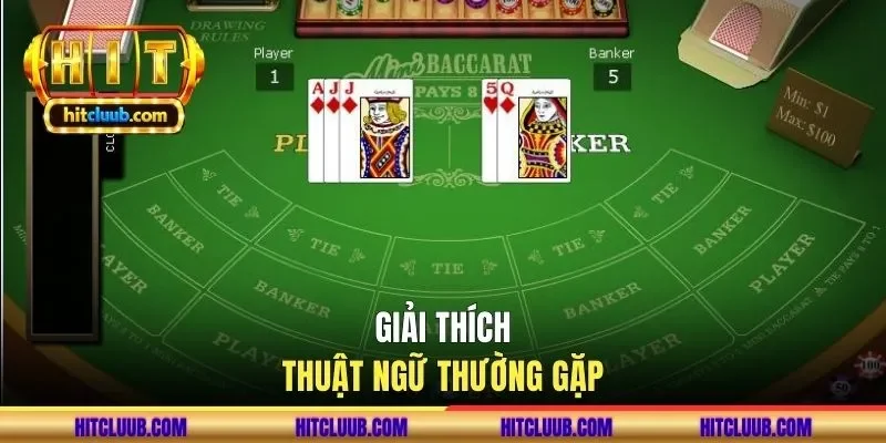 Giải đáp thuật ngữ trong trò chơi baccarat dễ hiểu