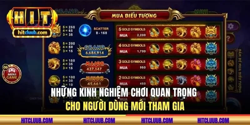Những kinh nghiệm chơi quan trọng cho người dùng mới tham gia